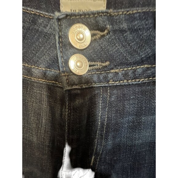 Hudson Womens Bootcut Jeans Size 29 Made In USA Dark Wash Denim - Picture 2 of 7